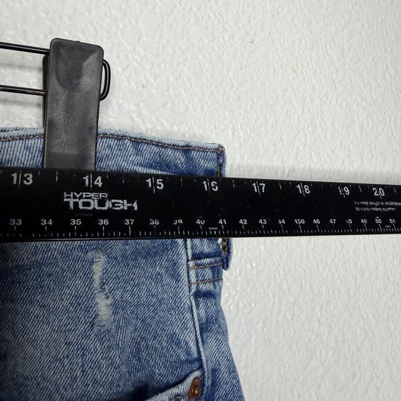 H&M Womens Jeans Size 12 Light Wash Blue Denim High Rise Straight Leg - Picture 5 of 14